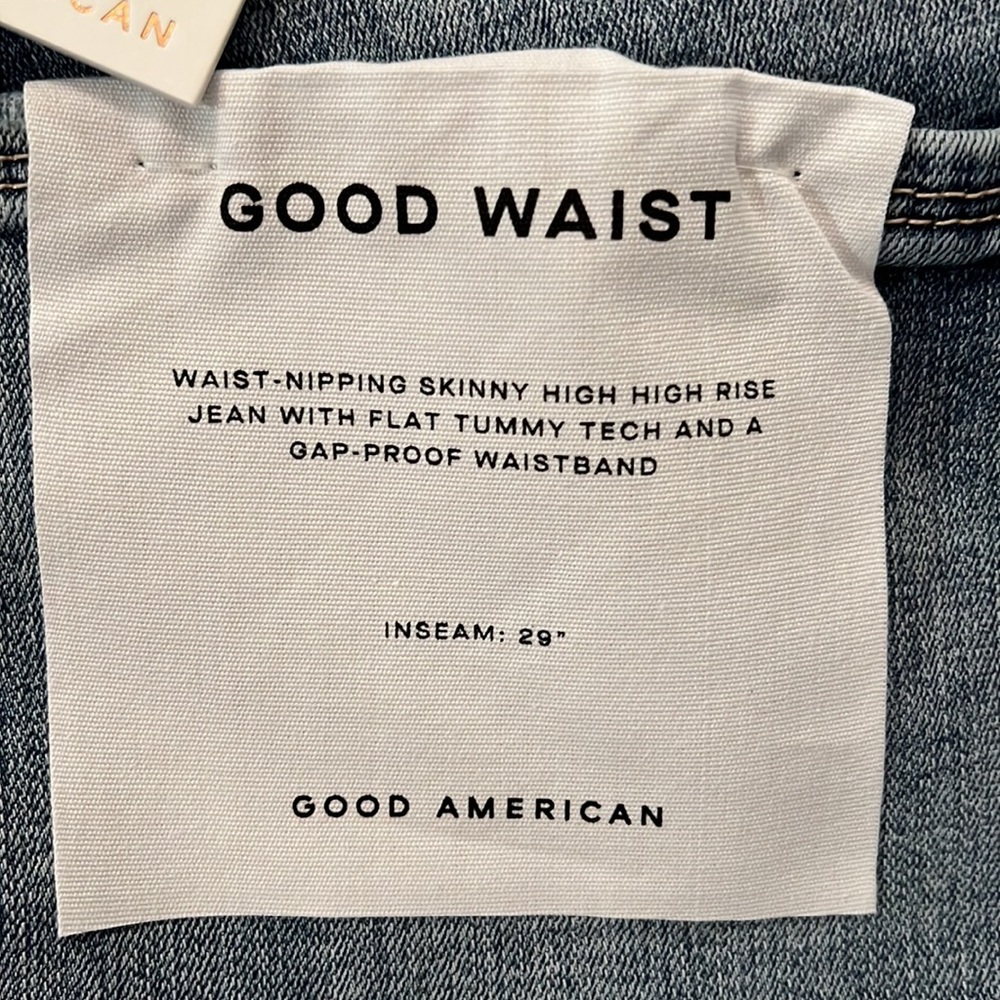 NWT Good American Good Waist Jeans 👖 - Picture 2 of 11